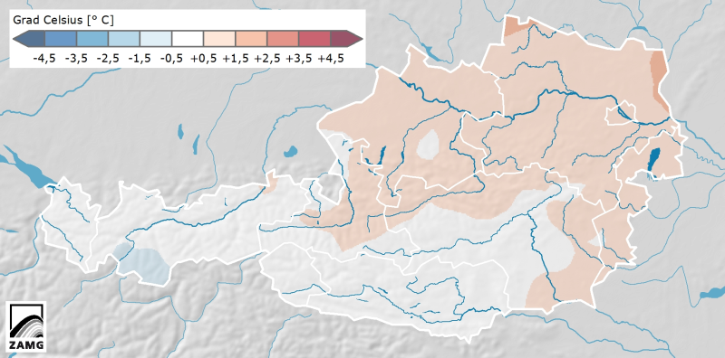 Temperaturabweichung Juli 2014