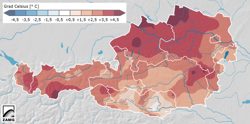 Dezember 2015 Temperaturabweichung